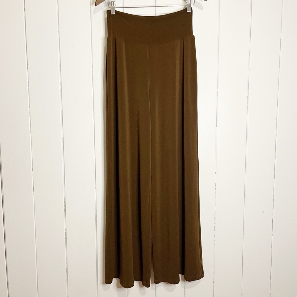 Kim & Co. Brown Wide Leg Pants. Size XL.